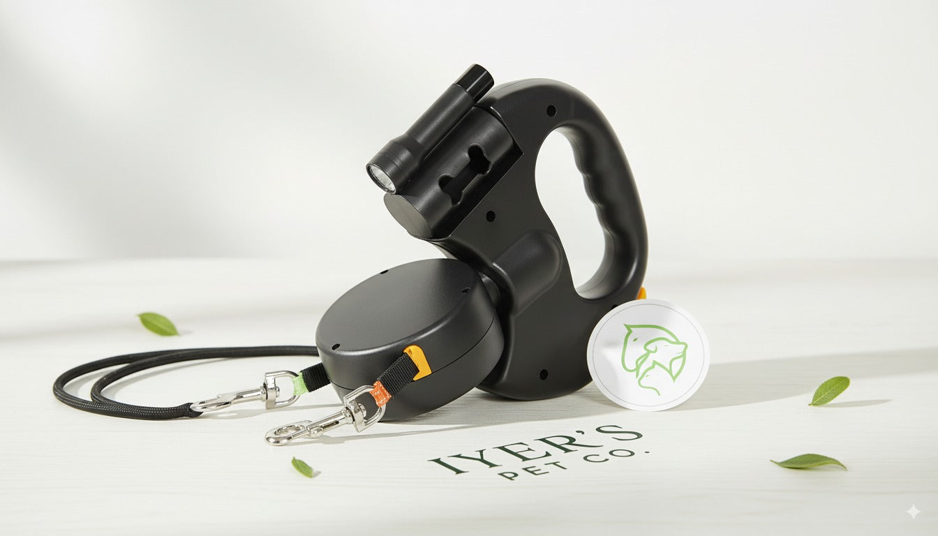 Dual Retractable Dog Leash