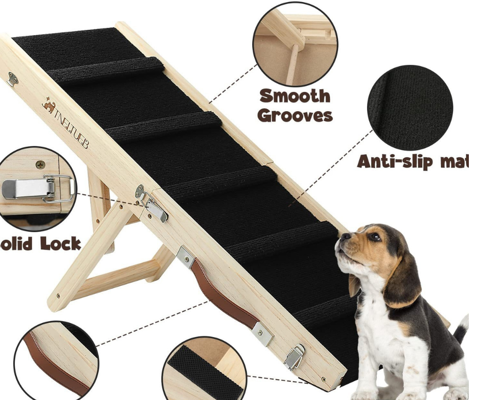 GoRamp: Foldable On-The-GO Wooden Pet Ramp