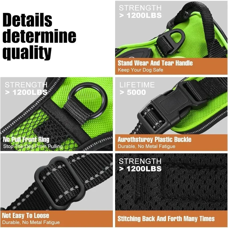 GlowPaws™ High-Visibility LED Safety Harness - USB Rechargeable