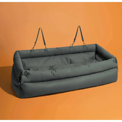 Jumbo Dog Car Seat & Booster for Anxiety - Safe Pet Carrier for Large Dog