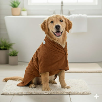 Quick-Dry Pet Bathrobe